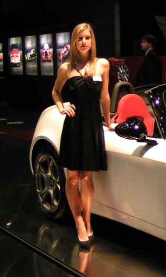 salon de auto paris 2012 hotesse photo 2